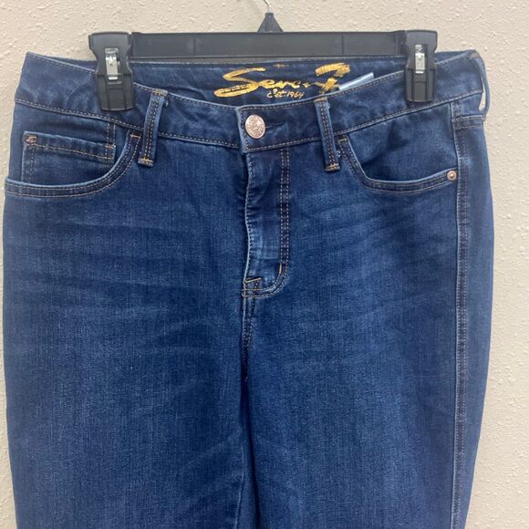 Seven7 weekend easy fit boyfriend cuffed jeans size 4 #720 - Picture 2 of 5